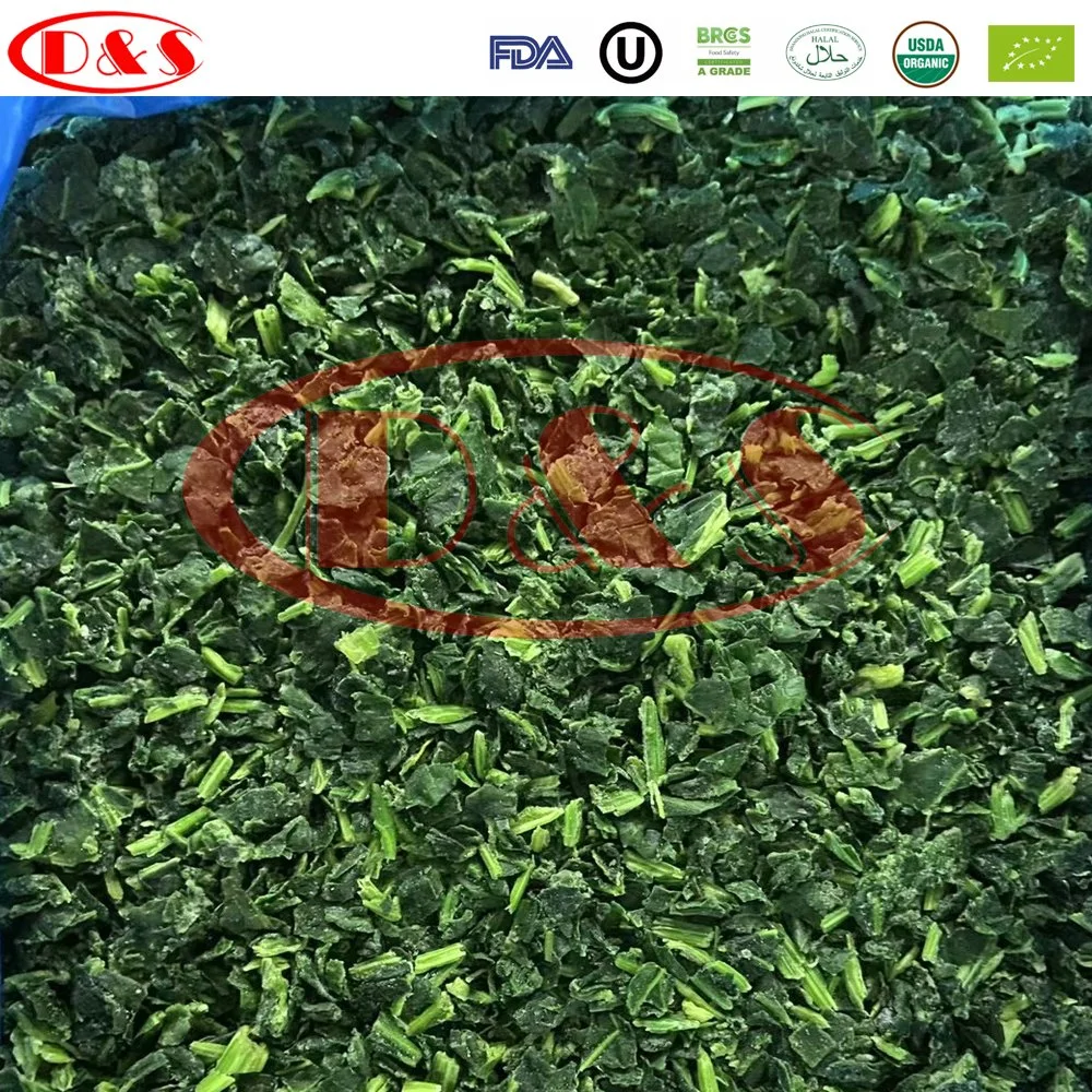 IQF Frozen Vegetables Chopped Spinach