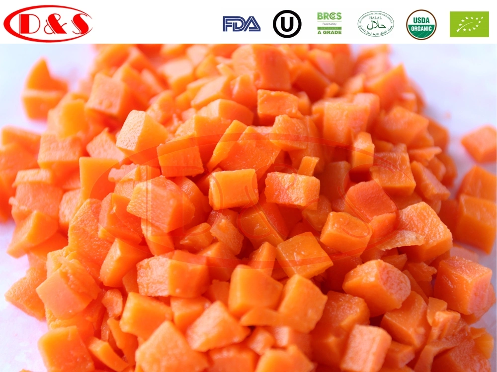 Natural Food Fresh IQF Frozen Carrot