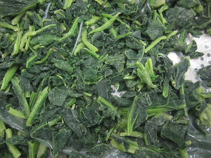 Sinocharm Brc IQF Frozen Spinach Cut