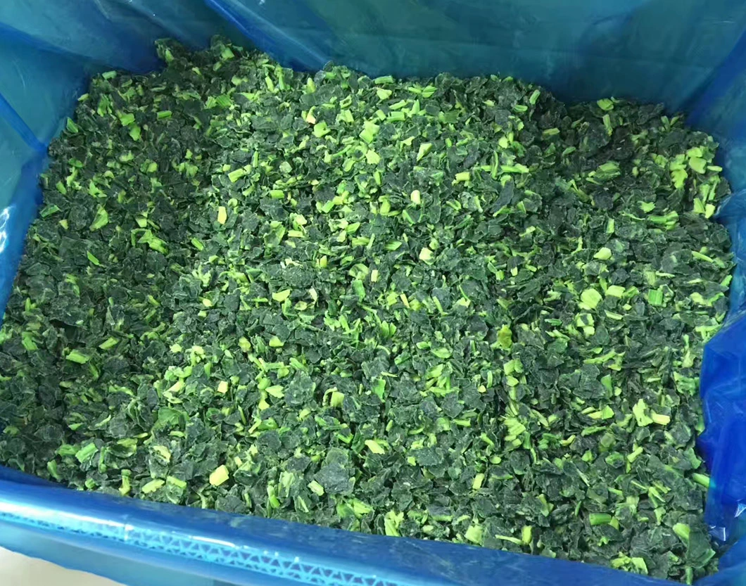 High Quality IQF Chopped Spinach 3/8&quot;, Frozen Spinach Chop